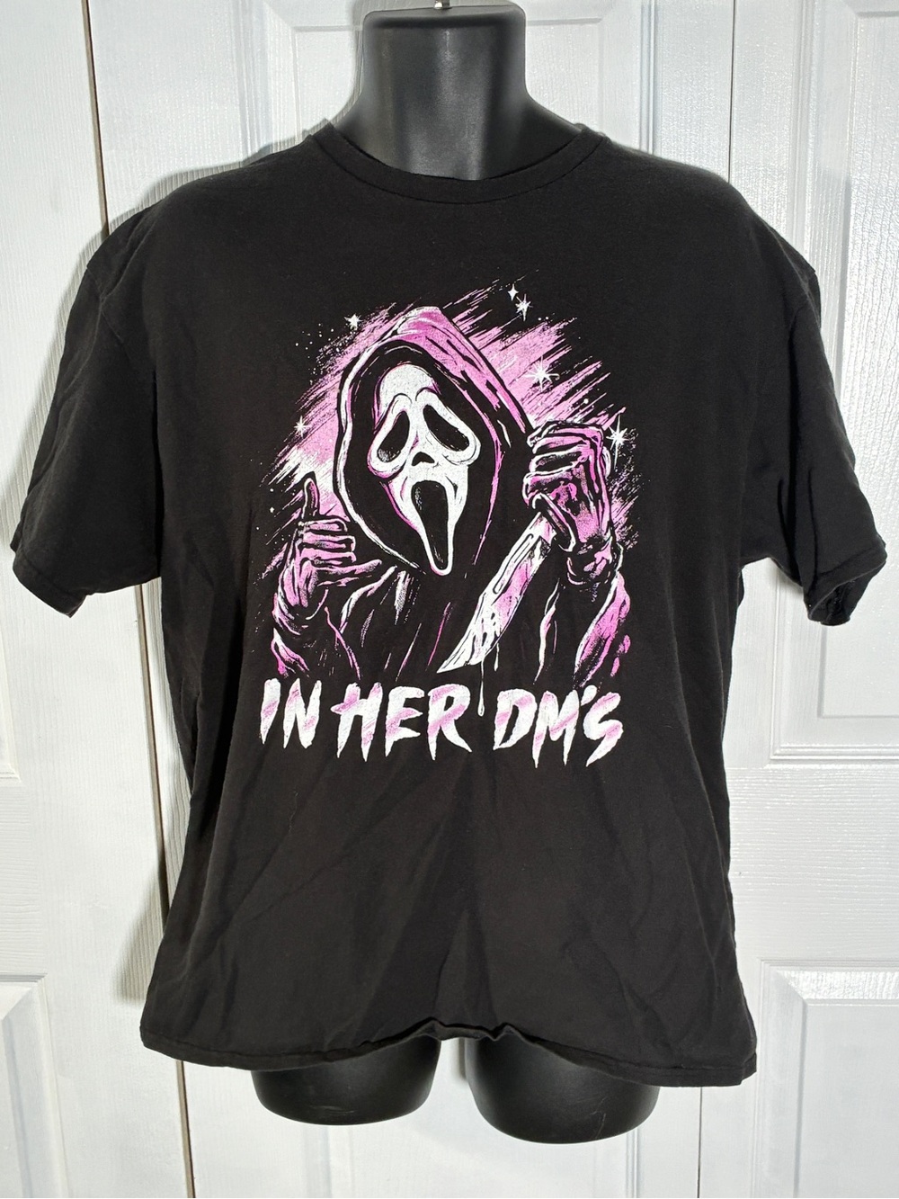 Scream Ghost Face In Her DM’s T Shirt